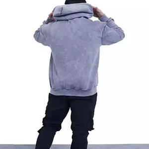 Sudaderas con Capucha para Hombre, Lavables, de Secado Rápido, con Estampado Ácido, Transpirables, con Logotipo Personalizado, 100% Algodón, con Cierre, Servicio OEM, Gran Venta - Product Image 6