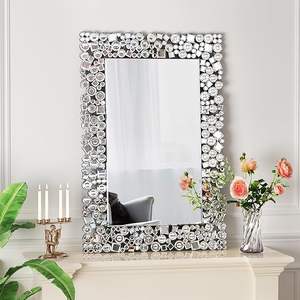 กรอบกระจกติดผนังทำด้วยมือโมเสกสุดหรูสำหรับแขวนผนังและตกแต่งห้องนั่งเล่นกระจกติดผนังโมเสคศิลปะที่เป็นเอกลักษณ์ - Product Image 3