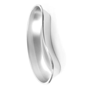 Plat de rein taille personnalisée bol en forme de rein en acier inoxydable réutilisable matériel en acier inoxydable plat de rein taux de gros OEM - Product Image 3