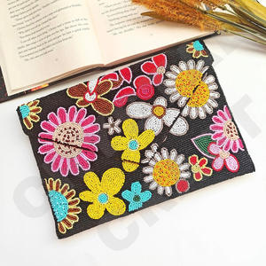 <b>Pink</b> Gold Custom Beaded Party Clutch Evening Bag Designer Ladies Shoulder Bags Luxury <b>Purses</b> and Handbags Parties - Product Image 6