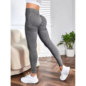High Quality Active Wear Custom Sports Fitness <b>Leggings</b> High Waist Soft <b>Compression</b> Butt Quick Dry Yoga <b>Women</b> <b>Leggings</b> - Product Image 4