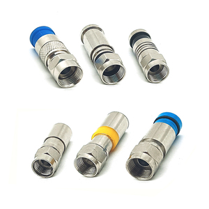 Conector de enchufe de sello de compresión tipo F, conector de Cable Coaxial de TV Digital para CATV/<span class=keywords><strong>MATV</strong></span>/TV satelital - Product Image 6