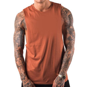 Fait sur mesure hommes respirant débardeur décontracté été Fitness Gym porter en gros à bas prix sans manches débardeur à vendre - Product Image 4
