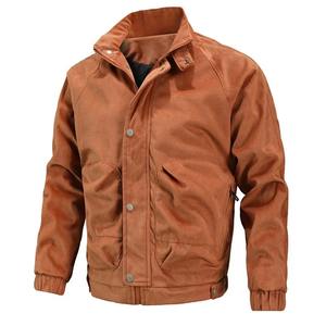 Chaqueta de bombardero de nailon con logotipo personalizado, chaqueta de vuelo de poliéster impermeable, chaquetas de bombardero con capucha para hombre - Product Image 6