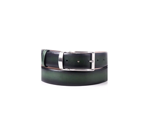 Ceinture perlée en cuir véritable pour hommes personnalisable à la main avec accessoire à boucle en métal de Turquie - Product Image 1