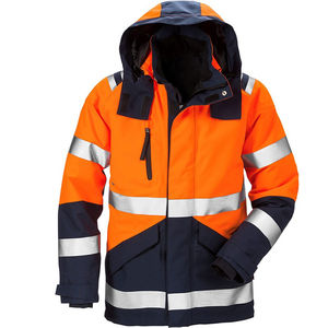 Custom Colored Reflective <b>Softshell</b> Waterproof Safety <b>Jackets</b> Hi <b>Visibility</b> Traffic Security Construction Work wear <b>Jackets</b> - Product Image 2