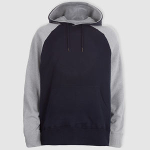 Classique unisexe noir pull à capuche doux coton mélangé poche kangourou cordon réglable chaud Durable sweat pour l'hiver - Product Image 3