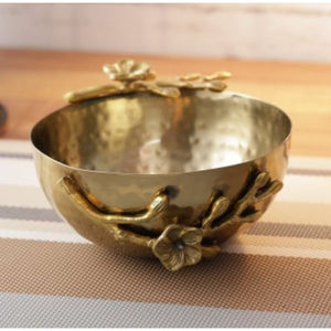 Ensemble de 2 bols à salade décoratifs au design floral pour les hôtels et les restaurants. - Product Image 6