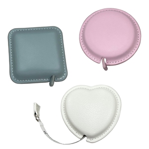 Cinta métrica retráctil de cuero personalizada promocional Mini cinta métrica de cuero PU - Product Image 5