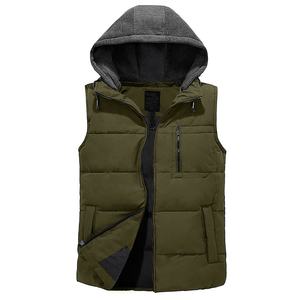 Vente chaude de haute qualité hommes mode doudoune hiver léger sans manches rembourré bonne qualité 100% Polyester - Product Image 1