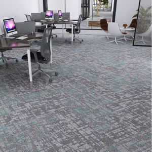 Kaili Pop, patrón grueso de alta calidad, lavable, extraíble, betún cuadrado, respaldo absorbente, alfombra de PP, azulejo para oficina, trabajo, hogar - Product Image 1