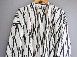 Latest Collection Unique Design Cotton Autumn Season Beach Wear Dress Vintage Kantha Quilted Silk Kantha <b>Jackets</b> Long Sleeves - Product Image 3