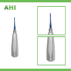 เครื่องมือถอนฟันแบบหมุน ทำจากสแตนเลส พร้อมปลายสีน้ำเงิน ได้รับการรับรองมาตรฐาน CE ระดับ I - Product Image 4