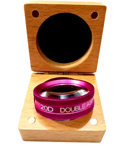 NUEVO 20D LENTE ASFERICA DOBLE COLOR ROSA CAJA DE MADERA EMBALAJE ...... - Product Image 3