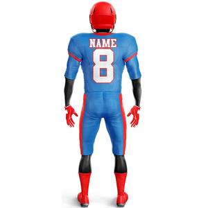 2025 Venta caliente uniformes de fútbol americano personalizados conjuntos de ropa deportiva de poliéster con tallas grandes a precio competitivo - Product Image 6