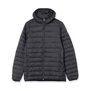 Vente en gros Fabricant de veste coupe-vent personnalisée Ripstop à capuche rembourrée matelassée Doudoune pour hommes Vestes confortables - Product Image 1