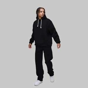 ชุดวอร์มไซส์ใหญ่พิเศษสำหรับผู้ชายกางเกงผ้าฝ้าย100% มีฮู้ดแบบสวมหัวมีฮู้ดชุดวอร์มลำลองสำหรับฤดูหนาว - Product Image 4