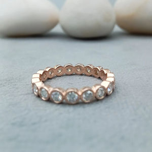 แหวนแต่งงานแหวนหมั้นแบบคลาสสิกแหวนเพชรเม็ดกลมประดับเพชร14K 18K ได้รับการรับรองจาก giigi - Product Image 1