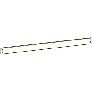 DORMAKABA G-N White 9016 <b>Sliding</b> Rail Curtain Pole Accessory 30mm Height with Suitable Mounting Plate - Product Image 3