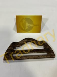 Venta al por mayor bolsa marco colgador tipo mango de bambú de madera para bolso hecho a mano DIY bolsa de mano Fabricación de asas - Product Image 5