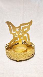 Bougeoir en laiton Diwali bougeoir porte-bougie décoratif pour Diwali prix de gros articles de diwali à vendre - Product Image 3