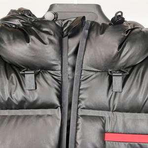 Marque à la mode hommes printemps automne mode pardessus nouvelle couleur unie revers veste décontractée lapin plaine teint produit fini avant - Product Image 5