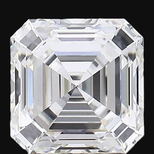 Diamante Sintético Cultivado en Laboratorio con Certificación IGI GRA, Color E, Claridad VS1, Corte Asscher, Excelente, 2.0 Quilates, para Joyería - Product Image 1