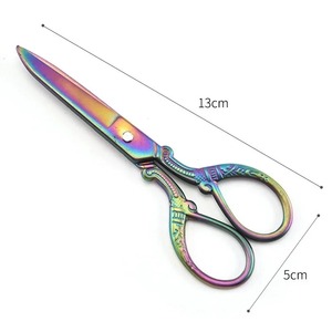 Ciseaux en acier inoxydable Phoenix pour la broderie, le point de croix, la couture, outils de coupe avec lame droite et tranchante pour les cuticules - Product Image 6