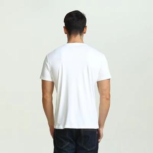 Vente en gros Concevez votre propre T-shirt en coton T-shirt vierge imprimé de logo personnalisé pour hommes - Product Image 3