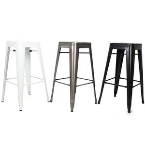 Chaise de café Tolix BFG004, 75 cm de hauteur, style design industriel, en plastique souple, aluminium, acier, PU, idéale pour les restaurants et les cuisines - Product Image 5