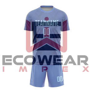 Conjuntos de uniformes de fútbol personalizados de alta calidad, cómodo y último diseño hecho en Pakistán con servicio OEM a la venta - Product Image 2