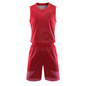 Tenues de basket-ball confortables, respirantes et légères, taille et logo personnalisés, 100% polyester, faible MOQ pour hommes adultes - Product Image 1
