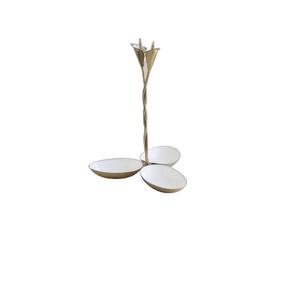 Juego de 2 artículos de catering para el hogar con diseño martillado, servidor de frutas decorativo, cuenco para servir frutas con acabado dorado - Product Image 6