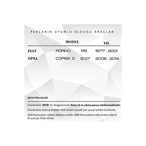 Pneu de pédale pour Fiat Fiorino - Opel Corsa D - Product Image 2