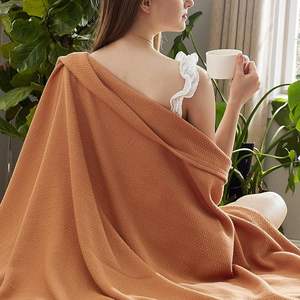 Cotton <b>Throw</b> Blanket <b>for</b> <b>Couch</b> Soft Cozy Herringbone Woven Blanket <b>for</b> Summer, Breathable and Lightweight Large <b>Throw</b> Blanket - Product Image 5