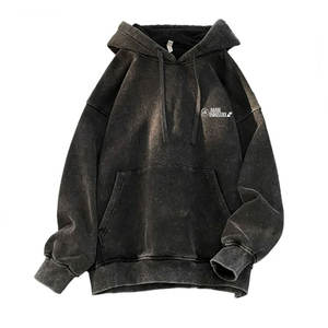 เสื้อฮู้ดดี้ผู้ชายราคาถูก ผ้าคอตตอน 100% คุณภาพพรีเมียม ดีไซน์เรียบง่าย สไตล์วินเทจ  ปรับแต่งได้ คุณภาพสูง - Product Image 1