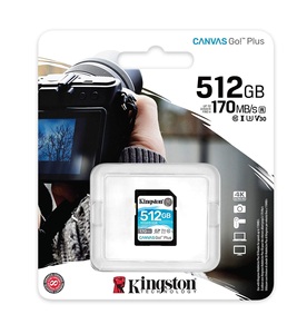 Kingston Sdg3/512GB Sdxc Canvas Đi Cộng Với 170 MB/giây Đọc UHS-I C10 U3 V30 Bộ Nhớ Thẻ SD Tốc Độ Cao 4K Thẻ - Product Image 2