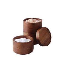 ที่ใส่เกลือทำจากไม้อุปกรณ์ในครัวอุปกรณ์หม้อต้มไม้สมุนไพรเครื่องมือเครื่องใช้ในครัวช้อนไม้มีฝาปิด - Product Image 2