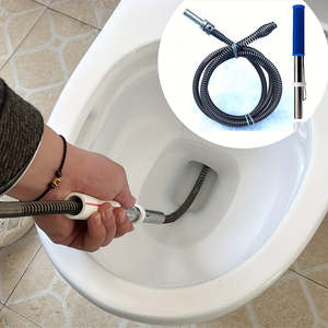 Kit de 2 serpents de vidange électriques robustes à alimentation automatique, nettoyeur de tuyaux alimenté par perceuse avec câble flexible à ressort en manganèse - Product Image 3