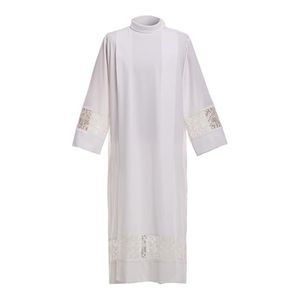 Traje de casulla litúrgica hecho a mano con conjunto de cuello a juego para clero católico y anglicano - Product Image 1