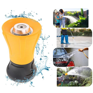 Buse de <span class=keywords><strong>tuyau</strong></span> de pompier, pulvérisateur <span class=keywords><strong>haute</strong></span> <span class=keywords><strong>pression</strong></span> pour lavage de voiture, nettoyage de patio, <span class=keywords><strong>arrosage</strong></span> de pelouse, jardin, ajustement universel pour les tuyaux de jardin - Product Image 6