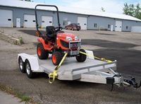 Großhandel Kubota BX23S Sub-Kompakt-Traktor 4WD mit Lader-Bagger 60-Zoll-Mäher Wenige Betriebsstunden Diesel-Arbeitsmaschine