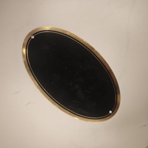 <span class=keywords><strong>Plaque</strong></span> nominative de style européen pour cercueil et cercueil, décoration en plastique ABS - Product Image 3