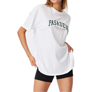 เสื้อยืดพิมพ์ลายเสื้อยืดพิมพ์ลายเสื้อยืดพิมพ์ลายเฮฟวีเวตเสื้อถักแบบเรียบ - Product Image 3