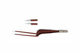 Pinzas Bipolares de Bayoneta Médicas con Puntas Antiadherentes de 23 cm de Longitud, Tamaño de Punta 0.4 mm, 0.7 mm, 1.0 mm, 1.2 mm - Product Image 3
