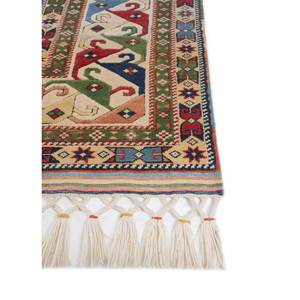 Alfombra de Lana Anudada a Mano Aalam, Diseño de Medallón Rojo Naranja, Rectangular Grande de 9x12, para Sala de Estar, Producto Nuevo - Pae-5637 - Product Image 4