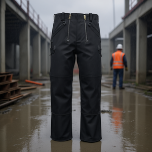 กางเกงทำงาน Klaus ไซส์ 56 สีดำ เสื้อกันฝน FHB - Product Image 3