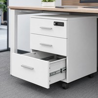 Poste de travail modulaire moderne et robuste pour 4 personnes avec armoires – Mobilier commercial pour personnel – Sans LED – Vente en gros
