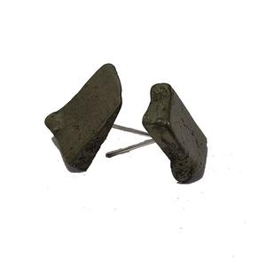 Haute qualité cristal pierre goujon pyrite puce boucles d'oreilles perles guérison pierre précieuse cristal mode ensemble de bijoux femmes goujon grossiste - Product Image 1