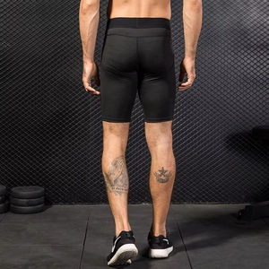 Short de compression pour hommes, nouveau design, séchage rapide, léger, respirant, entraînement, motif solide - Product Image 3